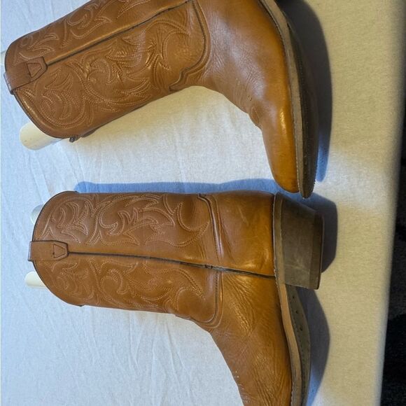 WOLVERINE MEN 9.5 Tan / butterscotch Leather‎ Western Cowboy Boots main image 6